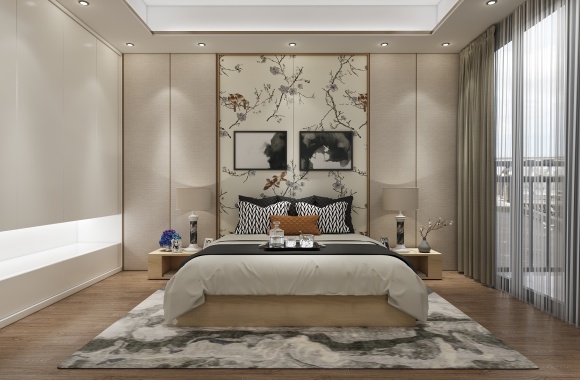 Chinese style bedroom