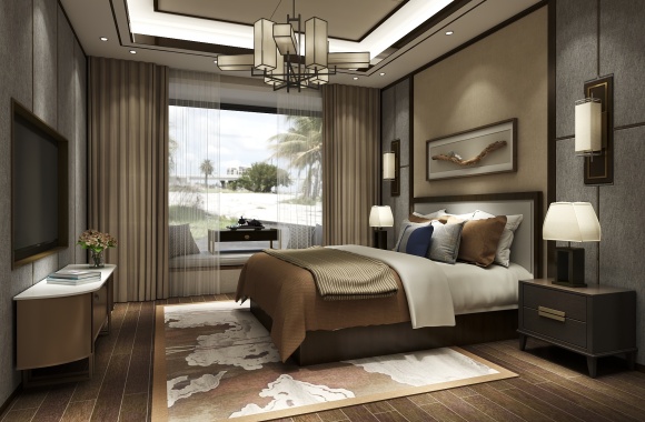 Chinese style bedroom