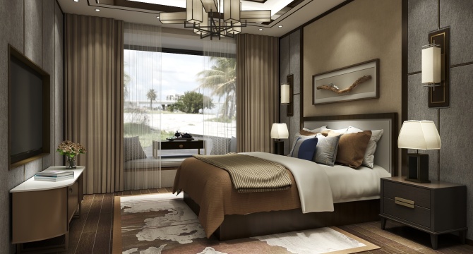 Chinese style bedroom