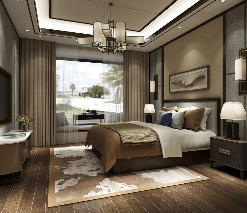 Chinese style bedroom