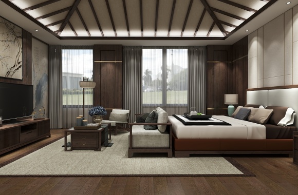 Chinese style bedroom