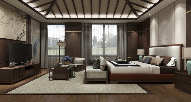 Chinese style bedroom