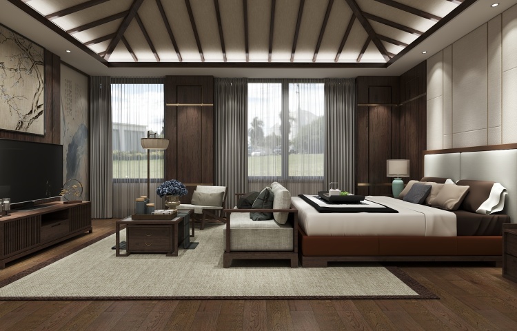 Chinese style bedroom