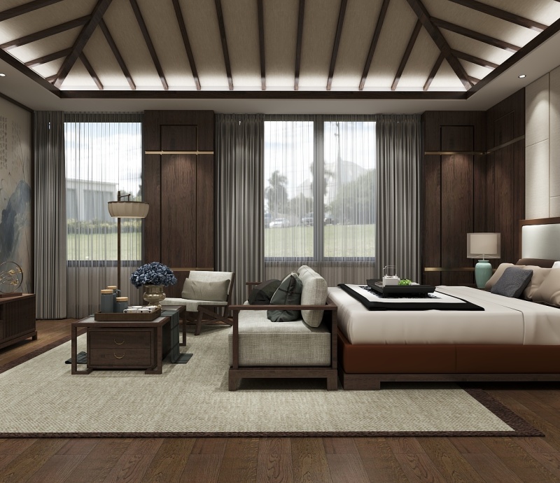 Chinese style bedroom
