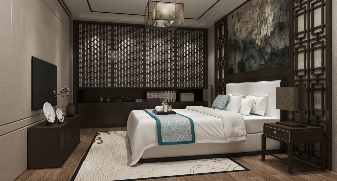 Chinese style bedroom