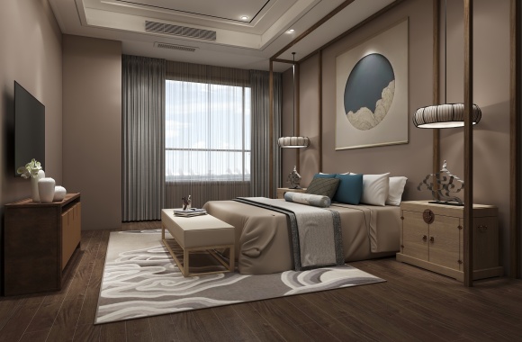 Chinese style bedroom