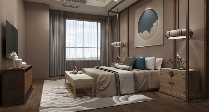 Chinese style bedroom