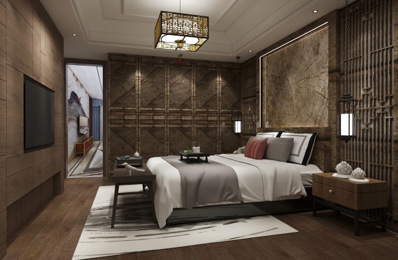 Chinese style bedroom