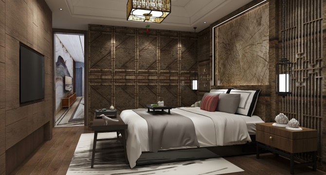 Chinese style bedroom