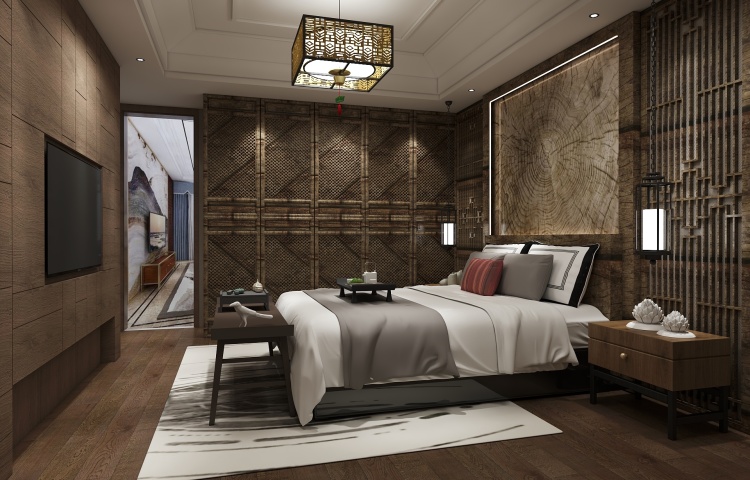 Chinese style bedroom