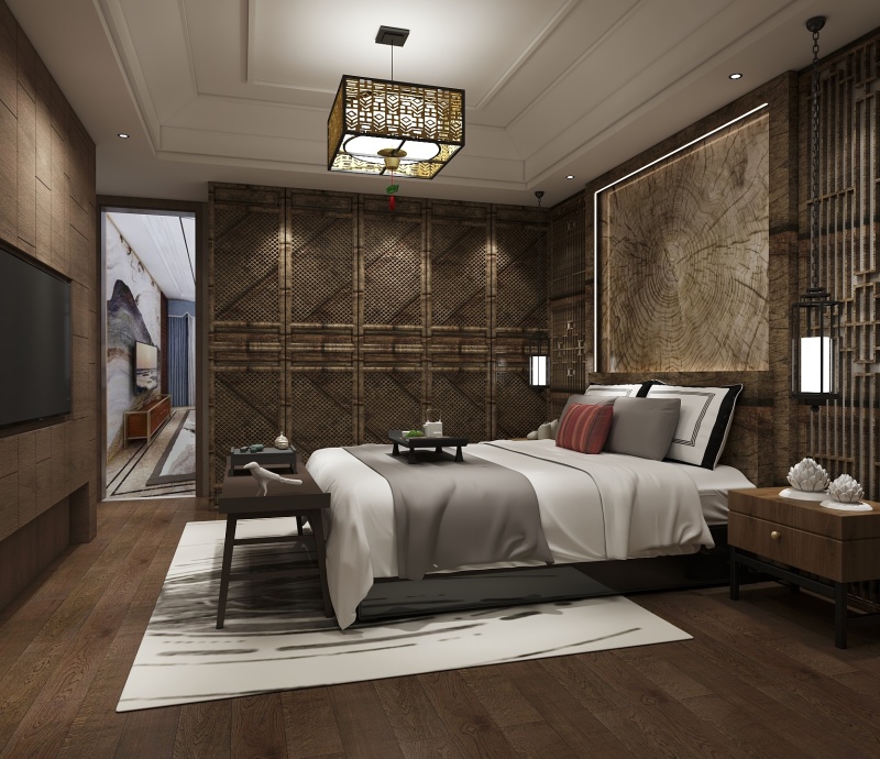Chinese style bedroom
