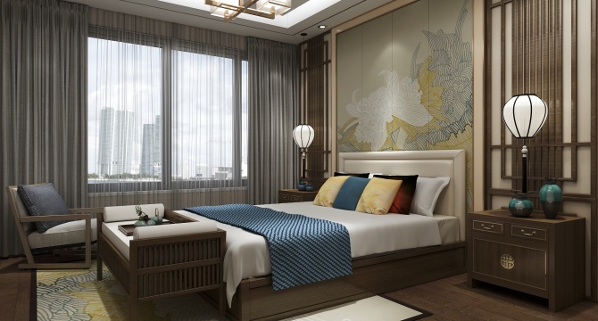 Chinese style bedroom