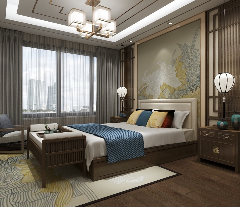 Chinese style bedroom