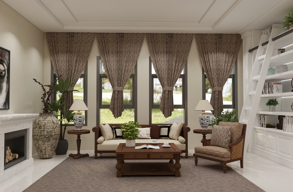 American living room