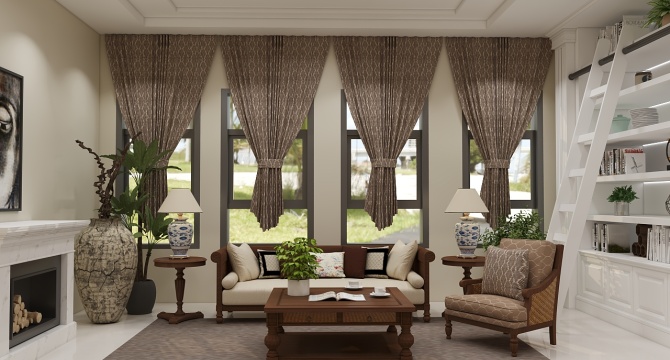 American living room