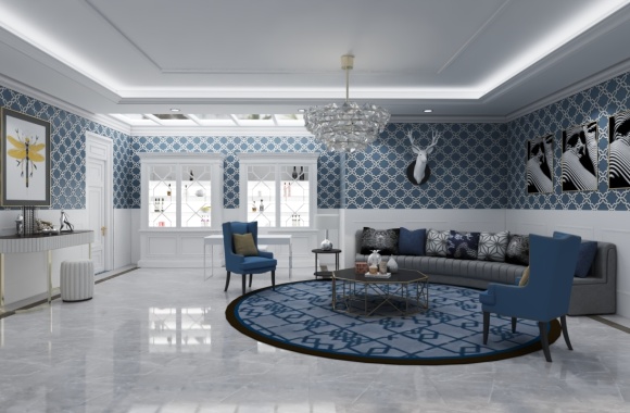 European style living room