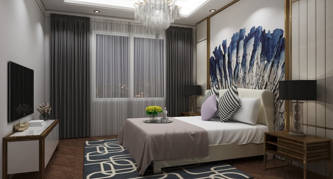 Modern bedroom