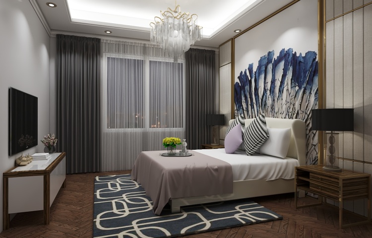Modern bedroom