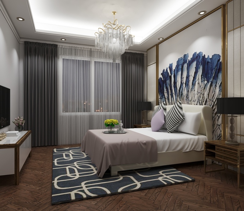 Modern bedroom