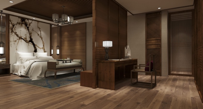 Chinese style bedroom