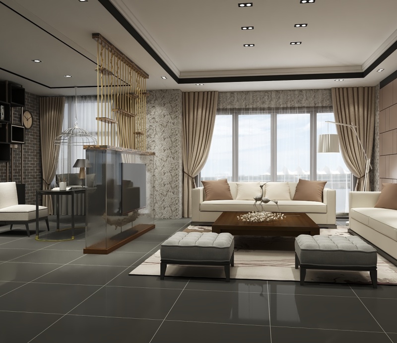 Contemporary sitting room