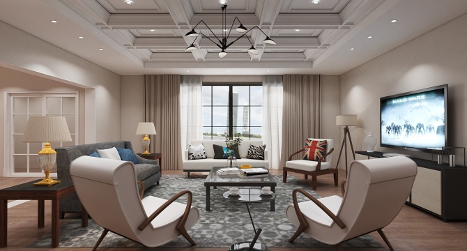 European style living room