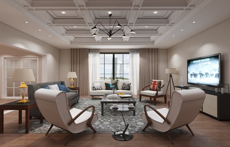 European style living room