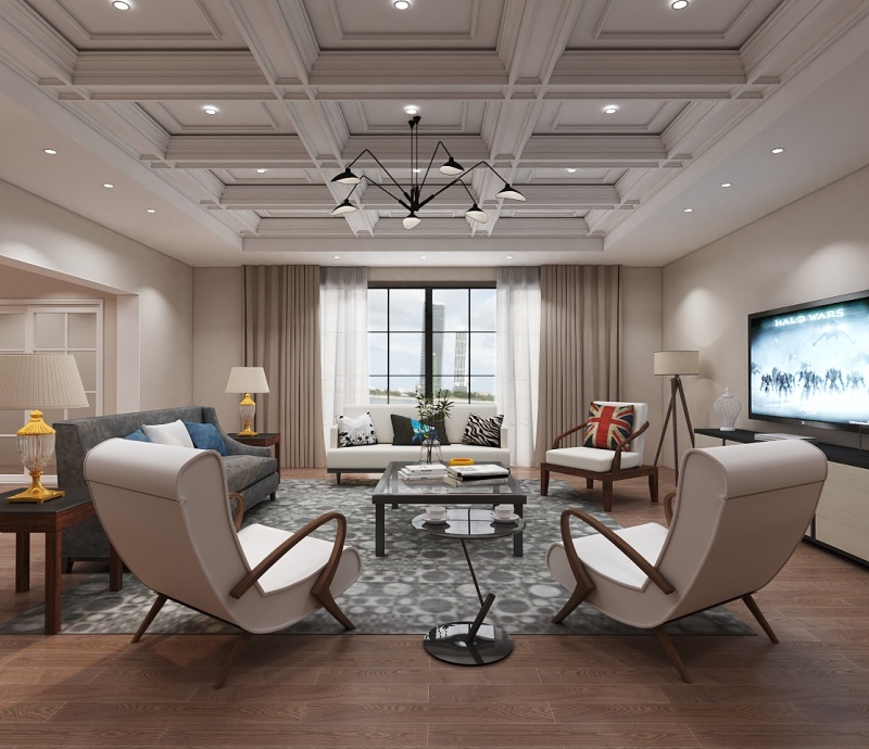 European style living room