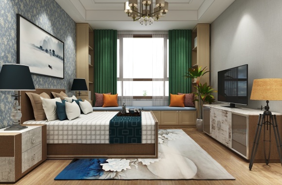 Chinese style bedroom
