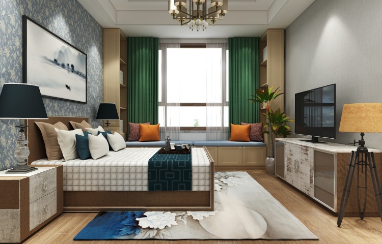 Chinese style bedroom