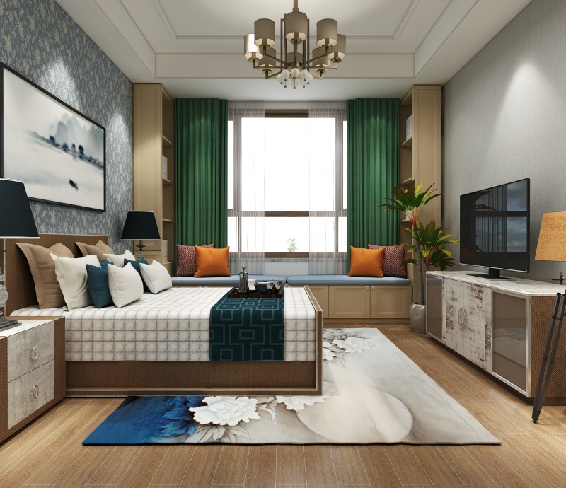 Chinese style bedroom