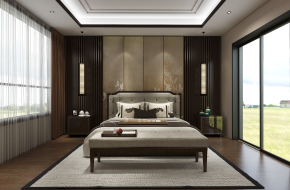 Chinese style bedroom