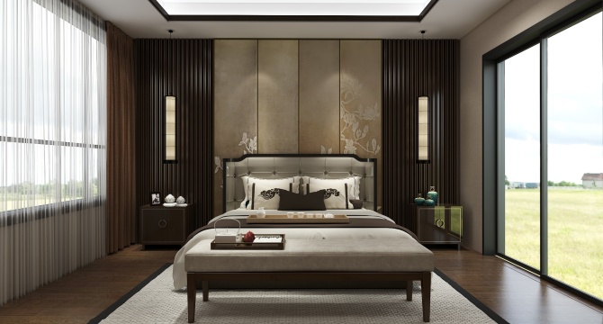Chinese style bedroom