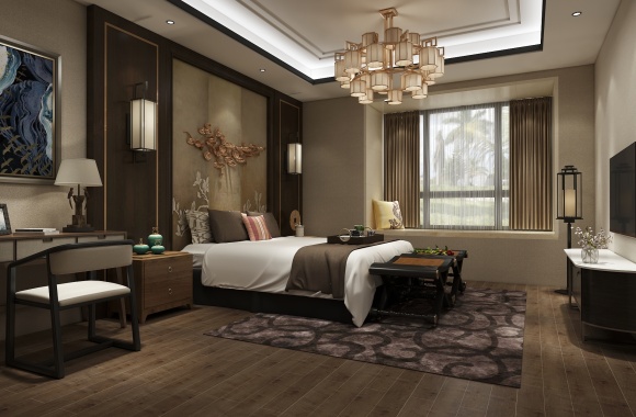 Chinese style bedroom