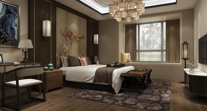 Chinese style bedroom