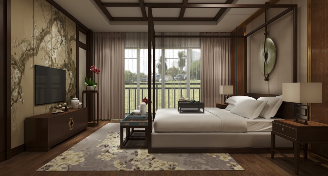 Chinese style bedroom