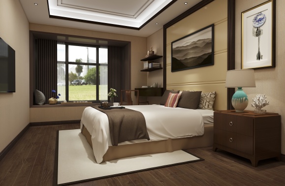 Chinese style bedroom