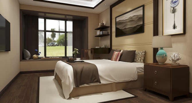 Chinese style bedroom