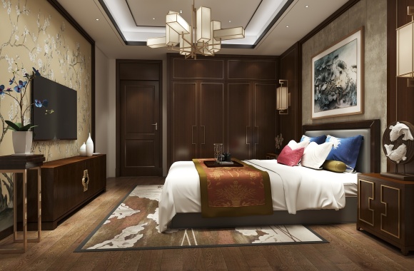 Chinese style bedroom