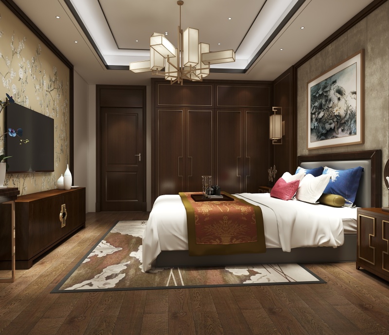Chinese style bedroom