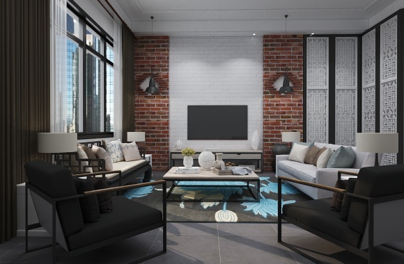 Chinese style living room