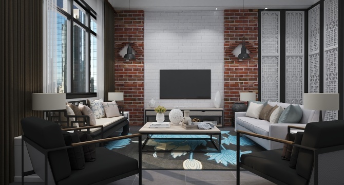 Chinese style living room