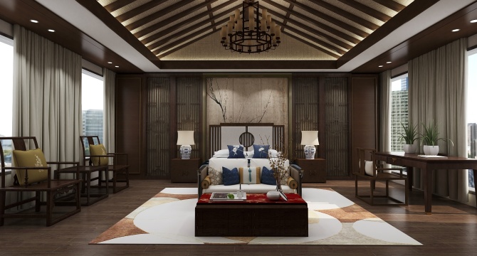 Chinese style bedroom