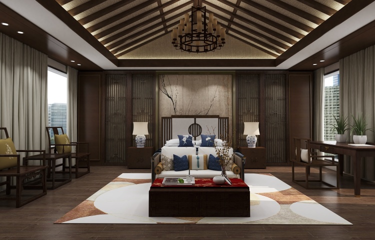 Chinese style bedroom