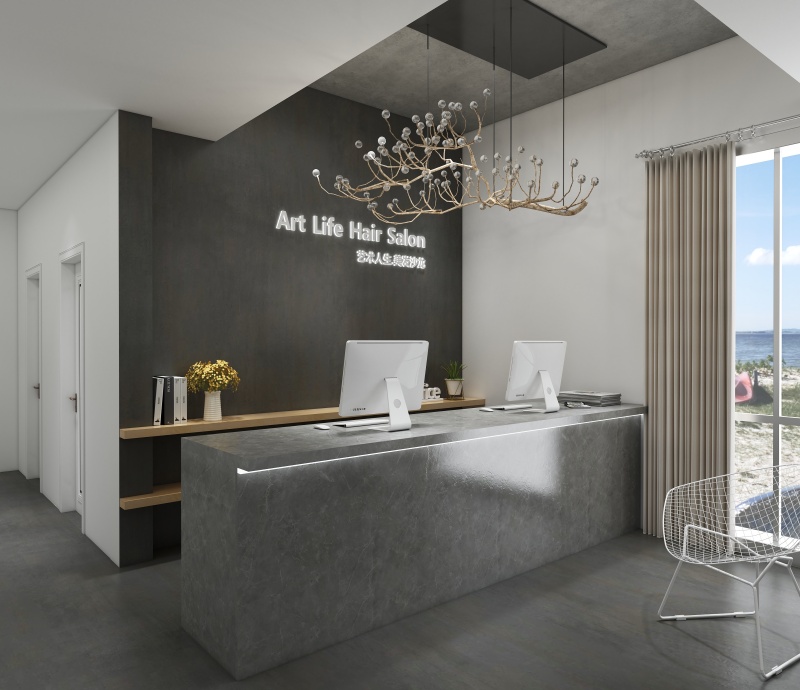 Industrial style living room