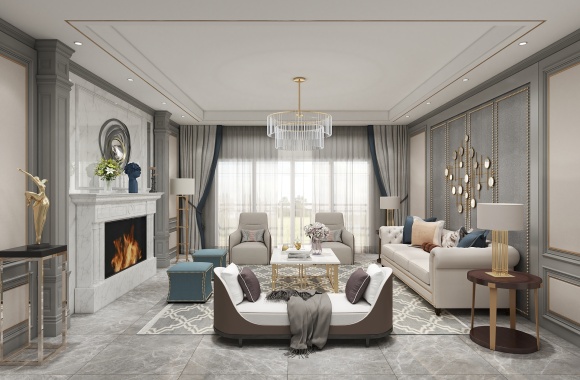 American living room