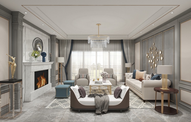 American living room