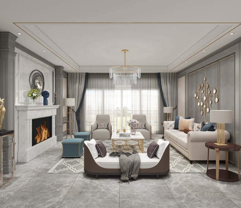 American living room