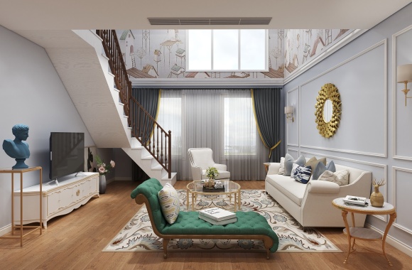American living room