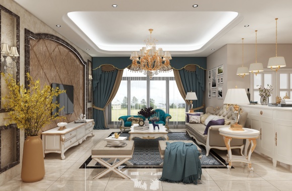 European style living room